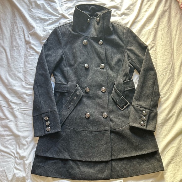 Guess Wool Peacoat - Picture 3 of 11